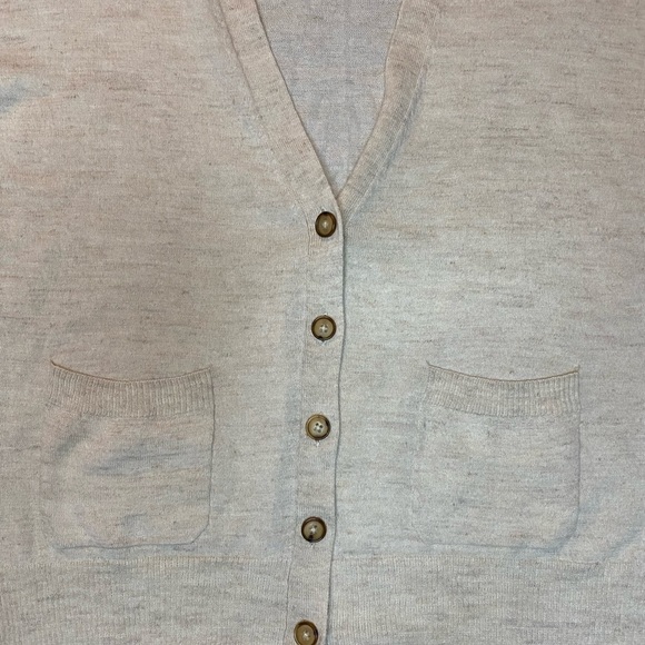 Madewell Wool Alpaca Blend Button Up Lightweight Cardigan Sweater - Picture 13 of 13